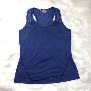 Athleta blue tank top workout running top size M